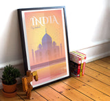 India Travel Poster - 11" x 17" Poster