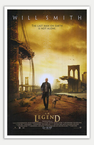 I am Legend - 11" x 17"  Movie Poster