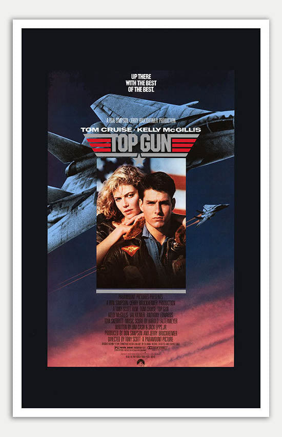 official top gun movie poster