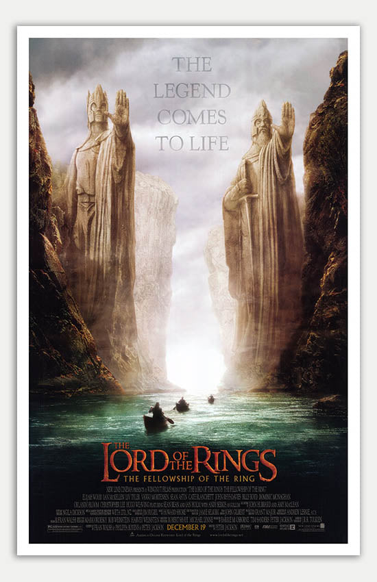 the fellowship of the ring movie poster