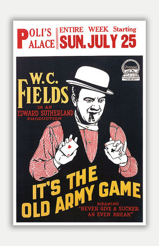It's the Old Army Game - 11" x 17" Movie Poster
