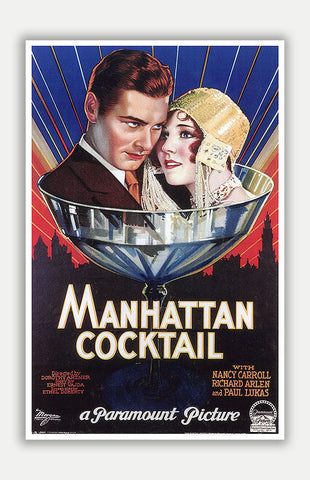 Manhattan Cocktail - 11" x 17" Movie Poster