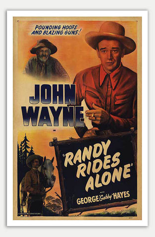 Randy rides alone - 11" x 17"  Movie Poster