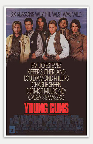 Young Guns - 11" x 17"  Movie Poster