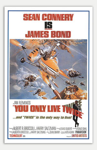 You Only Live Twice - 11" x 17"  Movie Poster