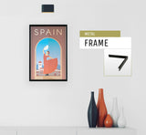 Spain Travel Poster - 11" x 17" Poster