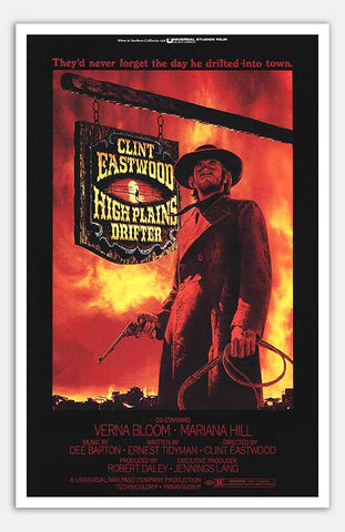 High Plains Drifter - 11" x 17"  Movie Poster
