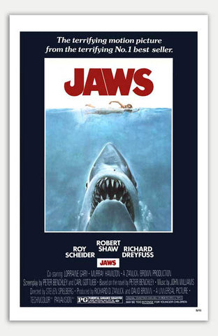 Jaws - 11" x 17"  Movie Poster