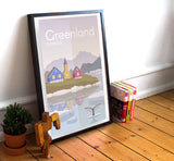 Greenland Travel Poster - 11" x 17" Poster