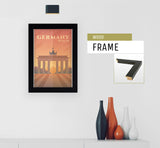 Germany Travel Poster - 11" x 17" Poster