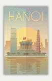 Hanoi Travel Poster - 11" x 17" Poster