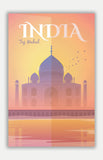 India Travel Poster - 11" x 17" Poster