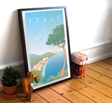 Italy Travel Poster - 11" x 17" Poster