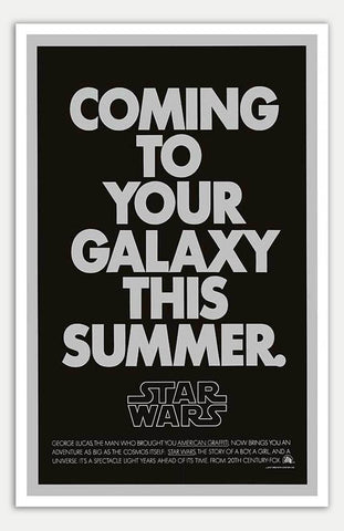 Star Wars - 11" x 17"  Movie Poster
