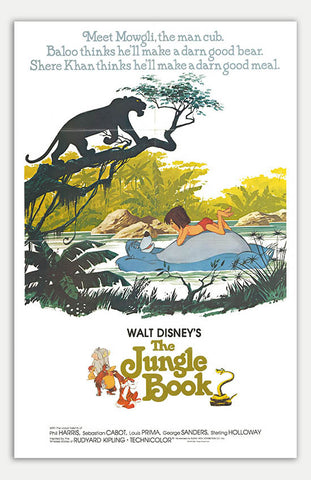 Jungle Book - 11" x 17"  Movie Poster