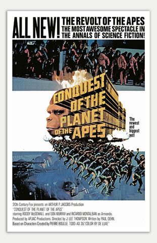 Conquest Of The Planet Of the Apes - 11" x 17"  Movie Poster