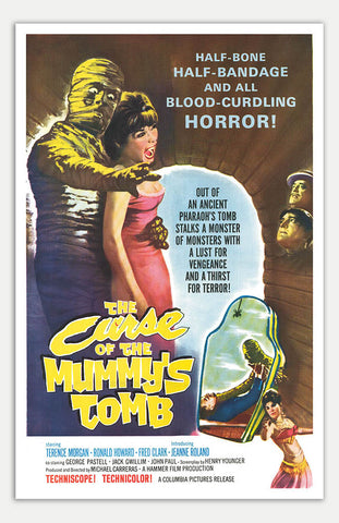 Curse of the Mummy's Tomb - 11" x 17"  Movie Poster