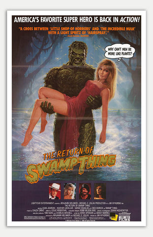 Return of swamp thing - 11" x 17"  Movie Poster