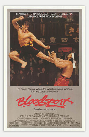Bloodsport - 11" x 17"  Movie Poster