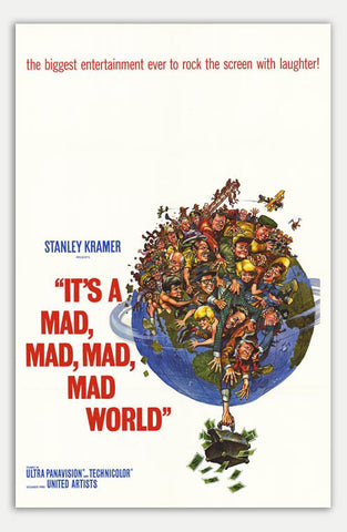 It's A Mad Mad Mad Mad World - 11" x 17"  Movie Poster