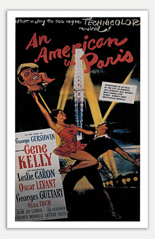 American In Paris - 11" x 17"  Movie Poster