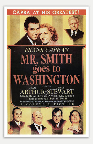 Mr. Smith Goes To Washington - 11" x 17"  Movie Poster