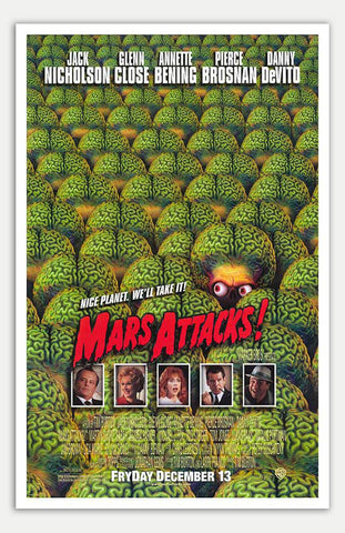 Mars Attacks! - 11" x 17"  Movie Poster