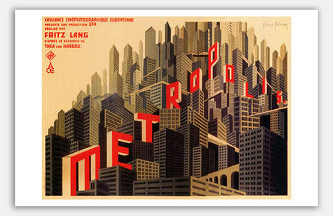 Metropolis - 17" x 11"  Movie Poster