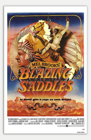 Blazing Saddles - 11" x 17"  Movie Poster
