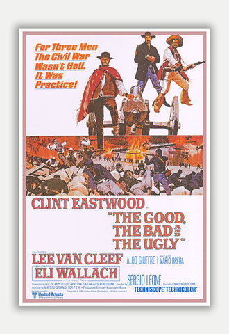 Good, the Bad and the Ugly - 11" x 17" Movie Poster