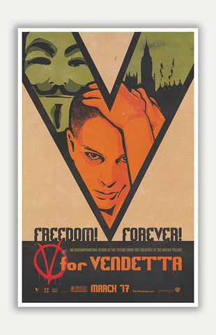 V For Vendetta - 11" x 17" Movie Poster