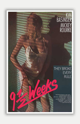 9 1/2 Weeks - 11" x 17" Movie Poster