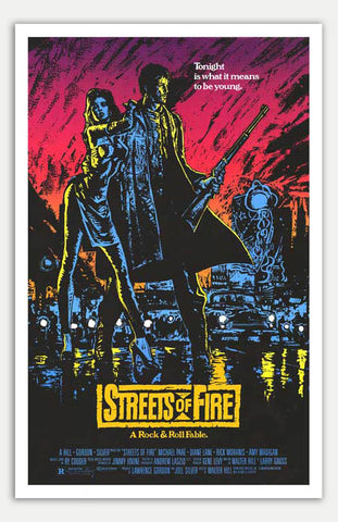 Streets of Fire - 11" x 17"  Movie Poster