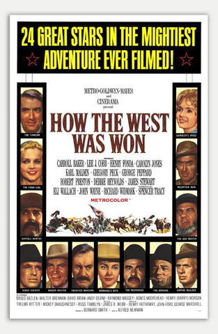 How the west was won - 11" x 17"  Movie Poster