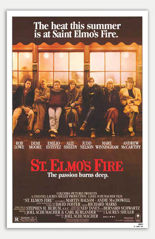 St. Elmo's Fire - 11" x 17"  Movie Poster