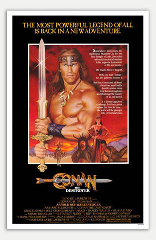 Conan the Destroyer - 11" x 17"  Movie Poster