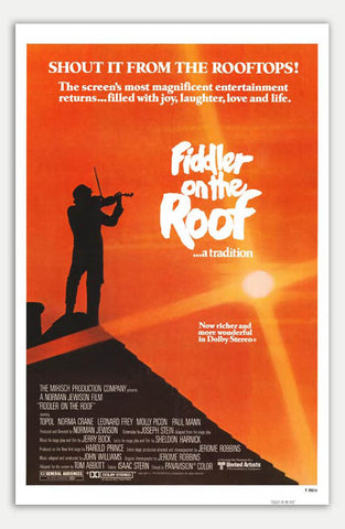 Fiddler On The Roof - 11" x 17"  Movie Poster