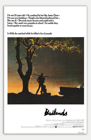 Badlands - 11" x 17"  Movie Poster