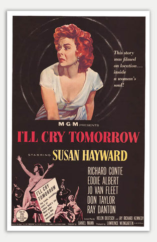 I'll Cry Tomorrow - 11" x 17"  Movie Poster