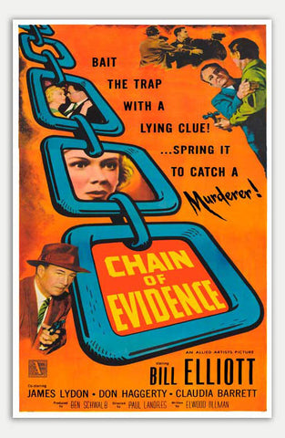 Chain of Evidence - 11" x 17"  Movie Poster