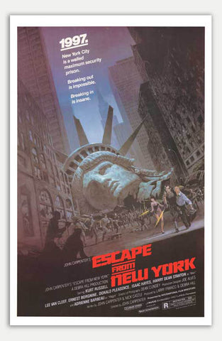 Escape from New York - 11" x 17"  Movie Poster