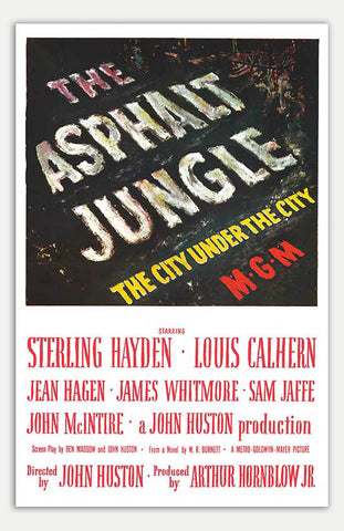 Asphalt Jungle - 11" x 17"  Movie Poster