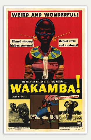 Wakamba - 11" x 17"  Movie Poster