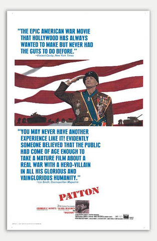 Patton - 11" x 17"  Movie Poster