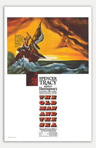 Old man and the Sea - 11" x 17"  Movie Poster