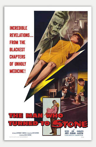 Man who turned to stone - 11" x 17"  Movie Poster
