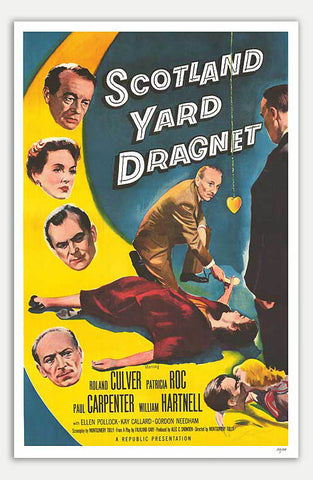 Scotland Yard Dragnet - 11" x 17"  Movie Poster