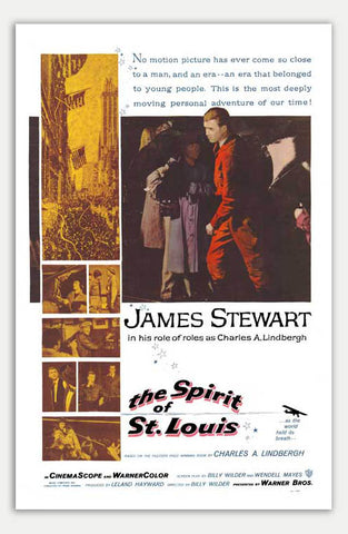 Spirit Of St. Louis - 11" x 17"  Movie Poster