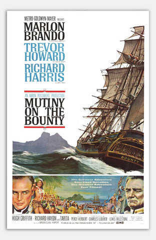 Mutiny on the Bounty - 11" x 17"  Movie Poster