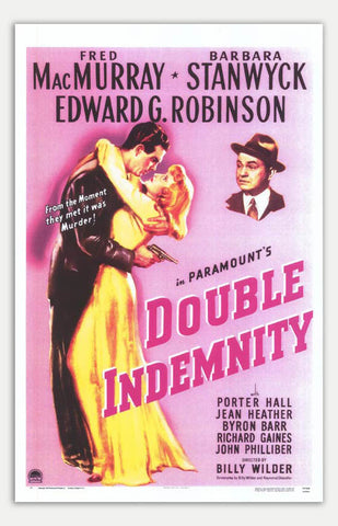 Double Indemnity - 11" x 17"  Movie Poster